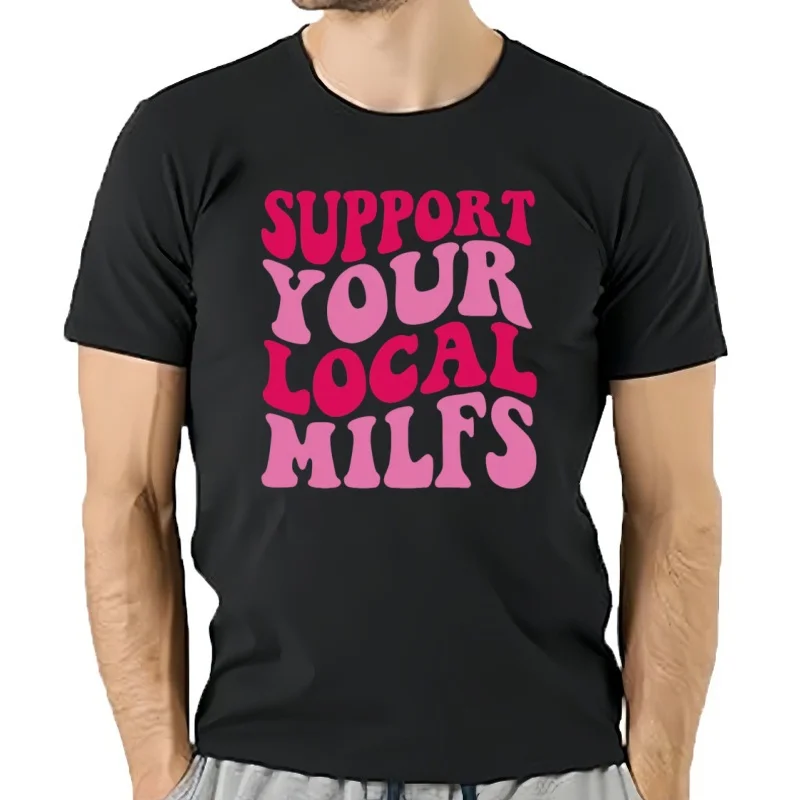 Camisetas Apoya a tus militares locales, ropa informal de algodón con gráfico de estilo veraniego, camiseta de manga c