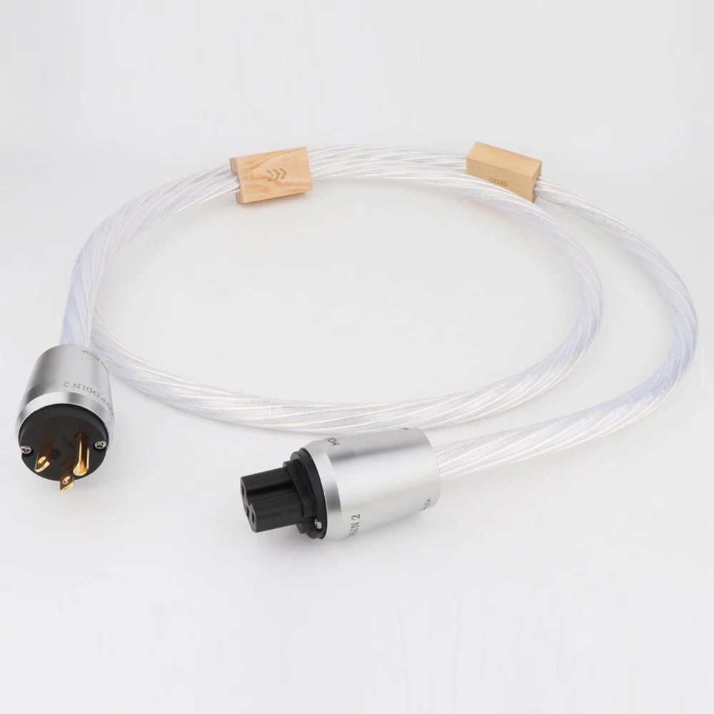 Nordost ODIN 2 Silver-Plated Reference Hi-Fi Power Cable EU/US Plug Socket Connector AC Power Cord Without Box