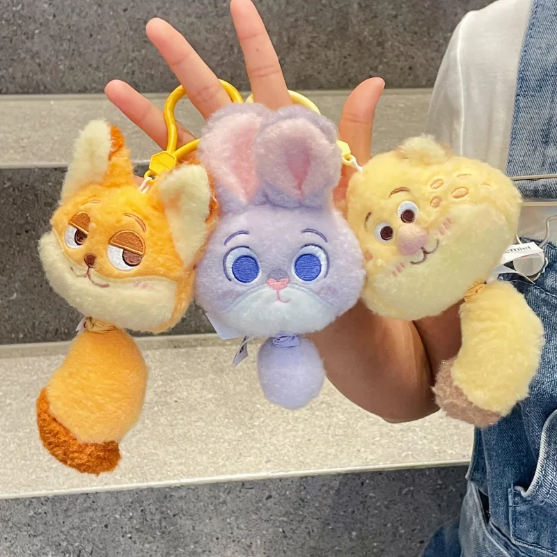 

Подлинный плюшевый брелок Disney Zootopia Judy Nick, подлинный рюкзак, кулон, подарок для девочек, мягкая игрушка-животное, декомпрессия