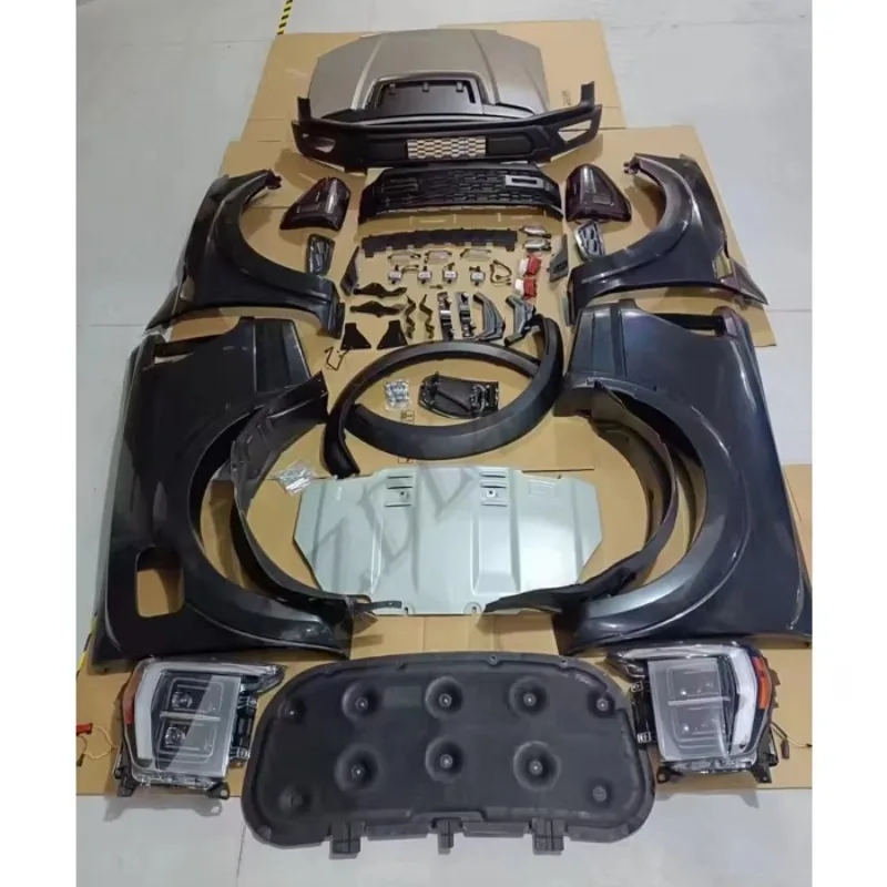 Wide Body Kits For F150 2022 Body Kits Offroad Accessories Bumper Fender Flare Hood Pickup Truck