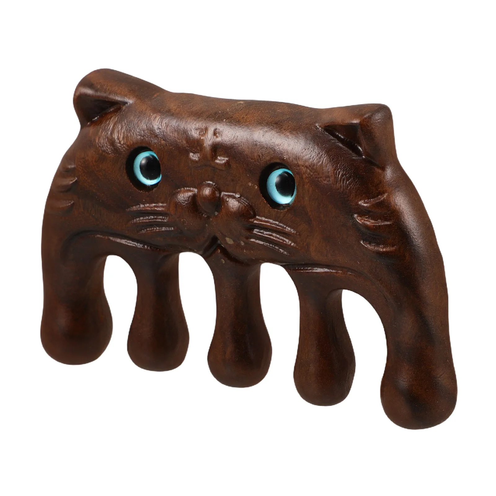 

Деревянная расческа-массажер для кожи головы с 5 насадками для улучшения кровообращения, портативный инструмент для ухода за волосами для всех типов волос