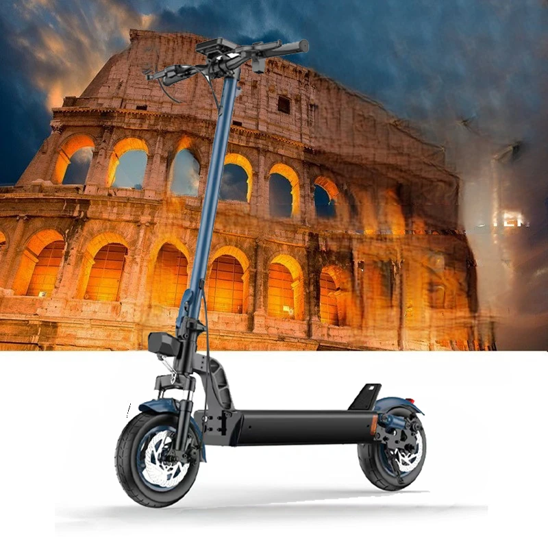 

Wholesale Price Bateria 48V Monopattino Elettric 500w 10inch Air Tyre Foldable Offroad Scooter