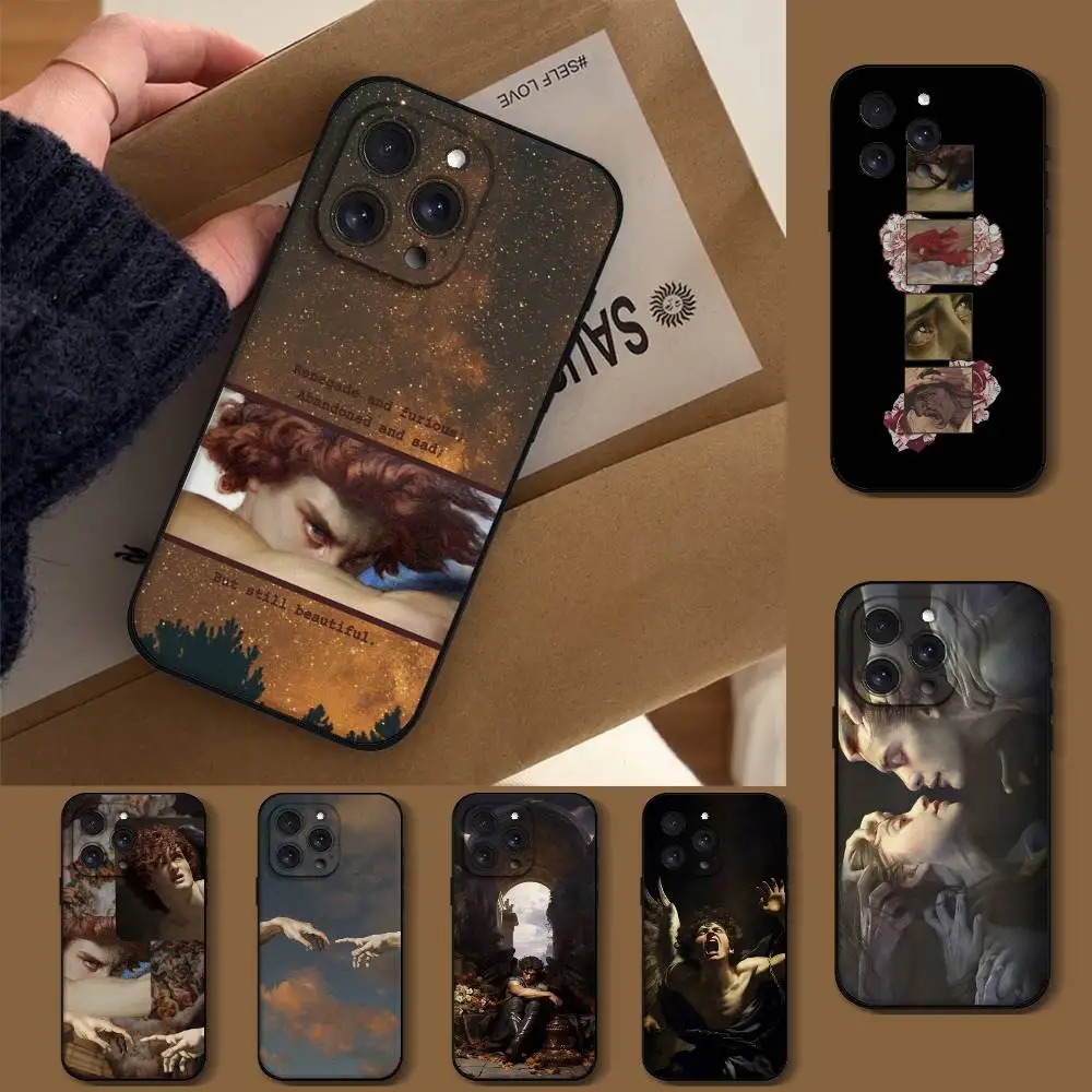 Fallen Angel Alexandre Cabane Phone Case For IPhone 1716 15 14 13 Pro Max 11 12 Mini X Xs XR Black Silicone Cover