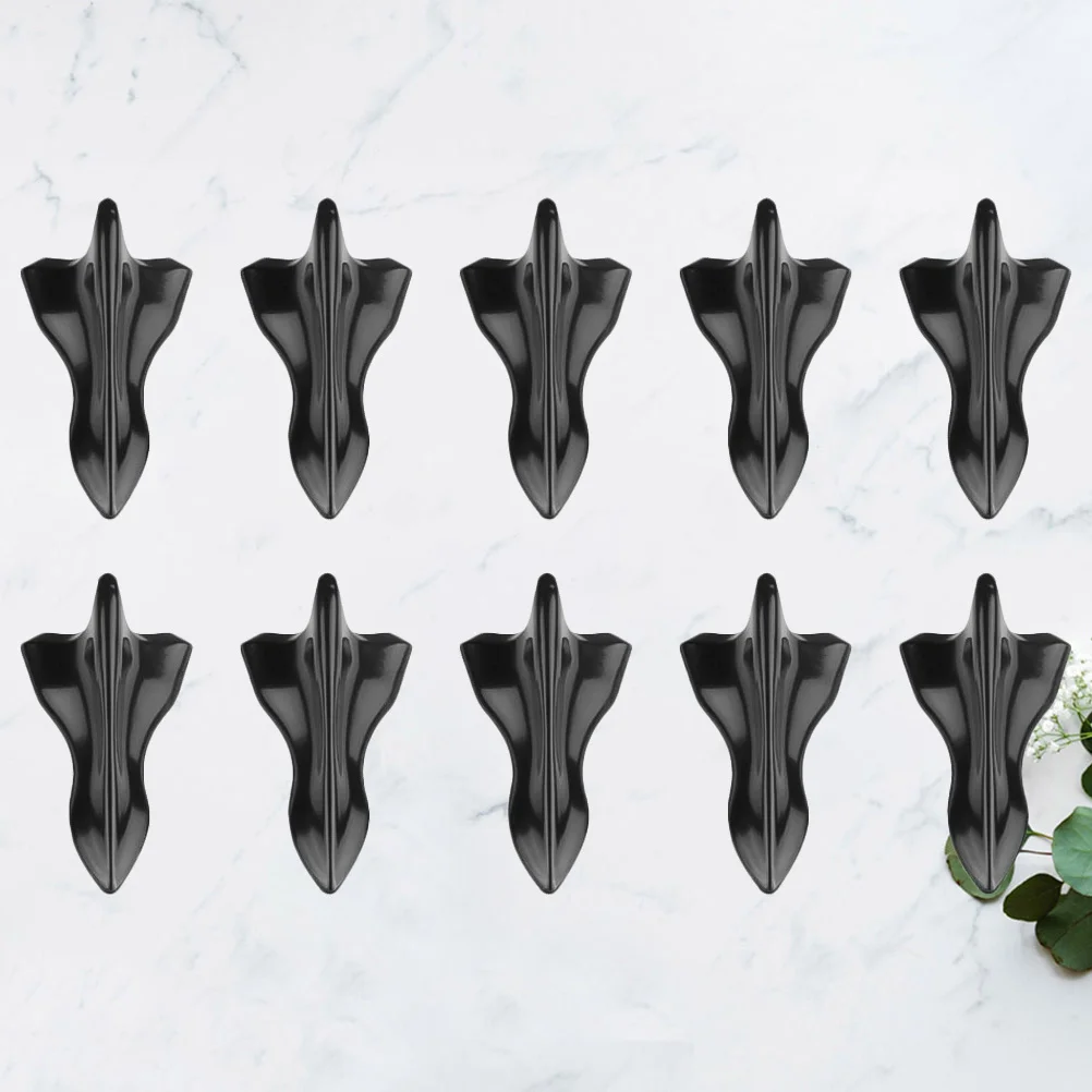 

10 pcs Shark Fin For Car Abs Lightweight Universal Roof Mount Empennage Decor Carbon Fiber Style Auto Accessories