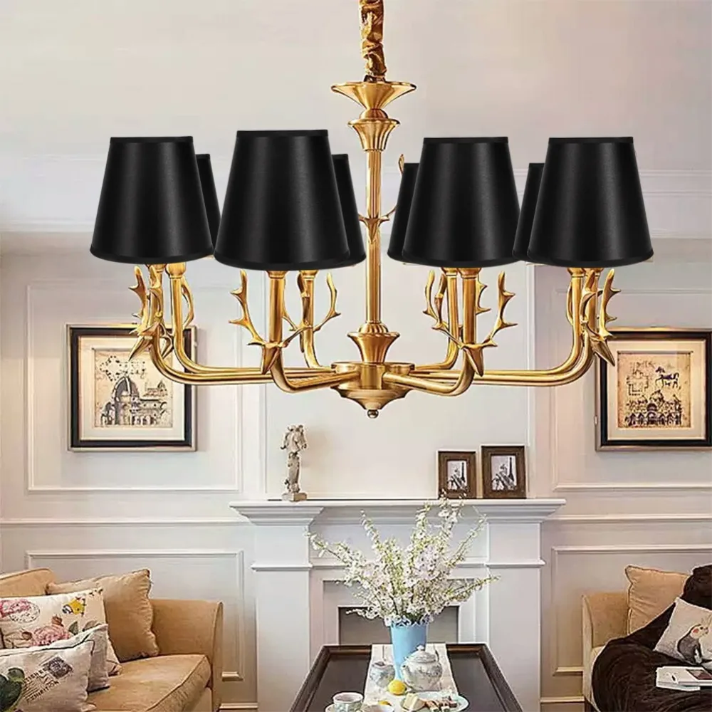 6pcs-decorative-black-chandelier-lamp-shades-metal-cloth-pvc-clip-on-small-lamp-shades-cloth-chandelier-shades-living-room