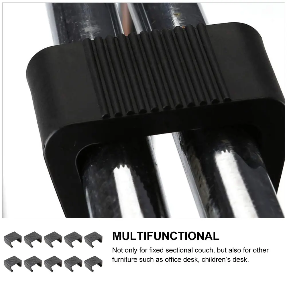 

10 Pcs Sofa Clamps Connector for Sectional Furniture Clips Wicker Patio Fasteners Outdoor Connecting Buckle