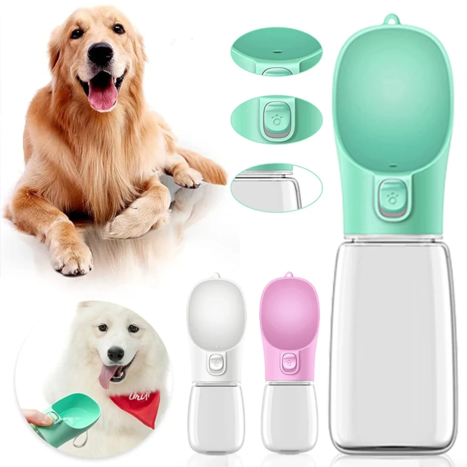 

Convenient and portable drinking bowls for small to large pets - Ideal for outdoor adventures and on-the-go hydration! Keep your