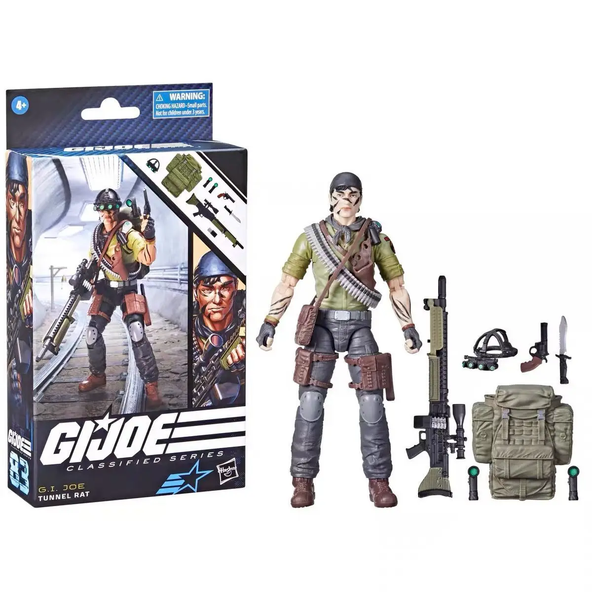 GI originale Joe Classified Series Tiger Force Flint, giocattolo regalo con figura d'azione in scala n.89 da 6 pollici (15 cm).