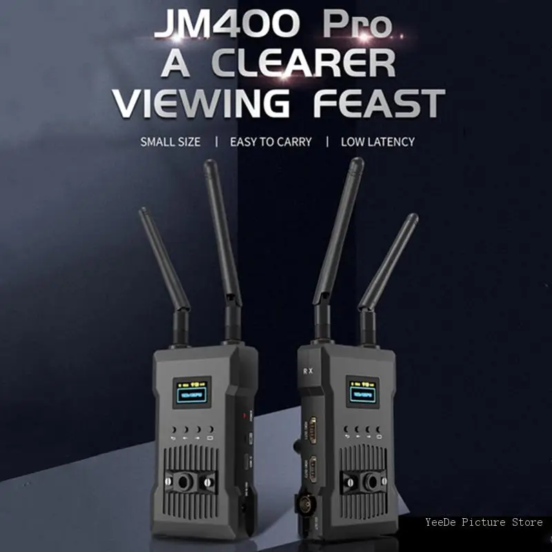 نظام نقل الفيديو FORRBETDIS JM400 PRO مع زمن وصول 0.06 ثانية متوافق مع SDI HDMI لصانع أفلام مصور الفيديو