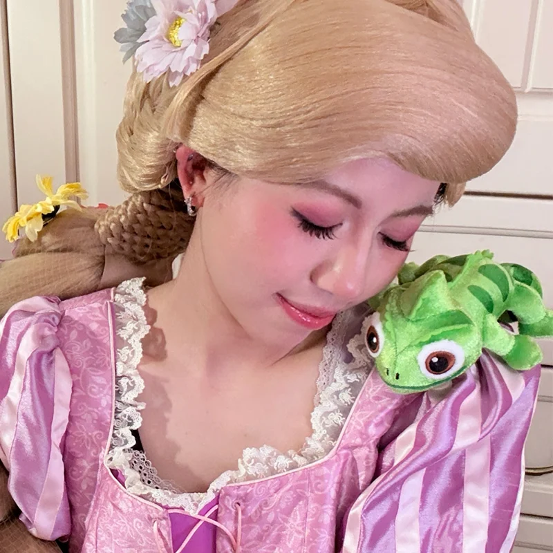 Pascal Rapunzel Chameleon Plush Dolls 15cm Pascal Stuffed Animals Plush Doll Pascal Rapunzel Shoulder Plush Toys Kids Gifts