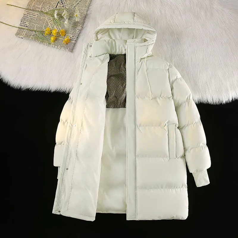 

Outdoor Winter Casual Fashionable Couple Youth Waterproof Men's Korean Style Thickened Warm Coat Trendy Simple Unisex Windproof