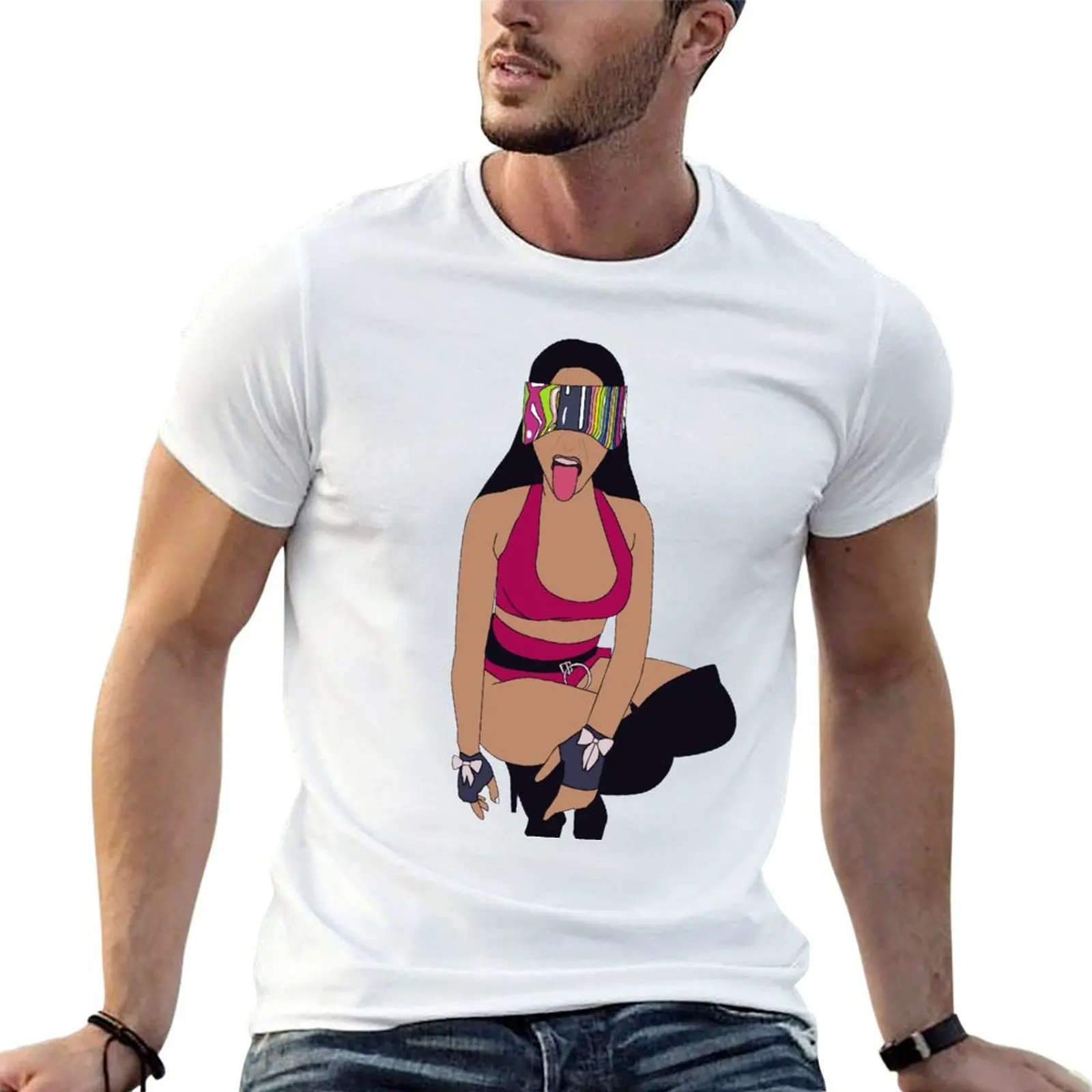 تي شيرت Swalla مع مطبوعات تي شيرت أساسي تي شيرت للرجال تي شيرت قطني مضحك