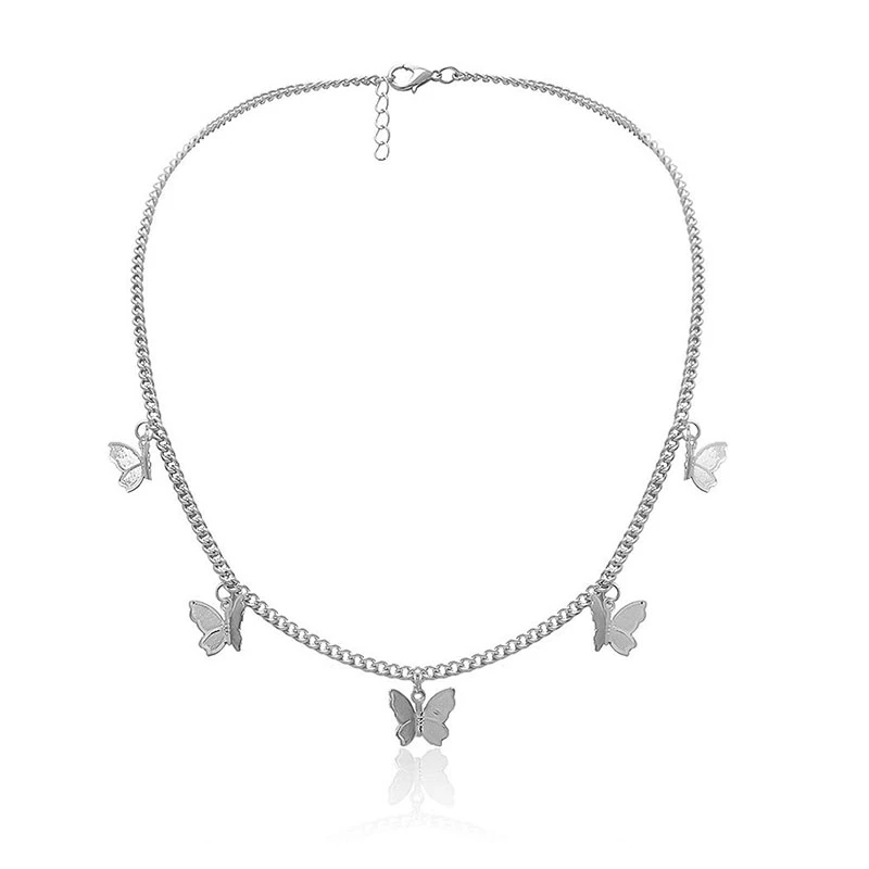 

A69G-Подвеска-Ожерелье мужская и женская цепочка ювелирные изделия серебряного цвета