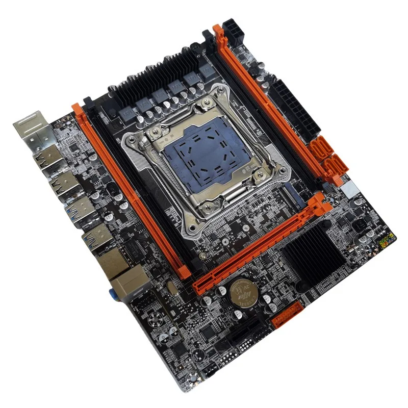 For X99 Main Board 2011 Pin V4 Desktop Computer Main Board DDR4 Gigabit Network Interface Card Studio Game Set