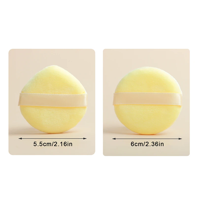 1PCS Professional Round Shape Portable Facial Powder Foundation Puff Soft Cosmetic Puff Makeup Foundation Sponge Beauty Tool