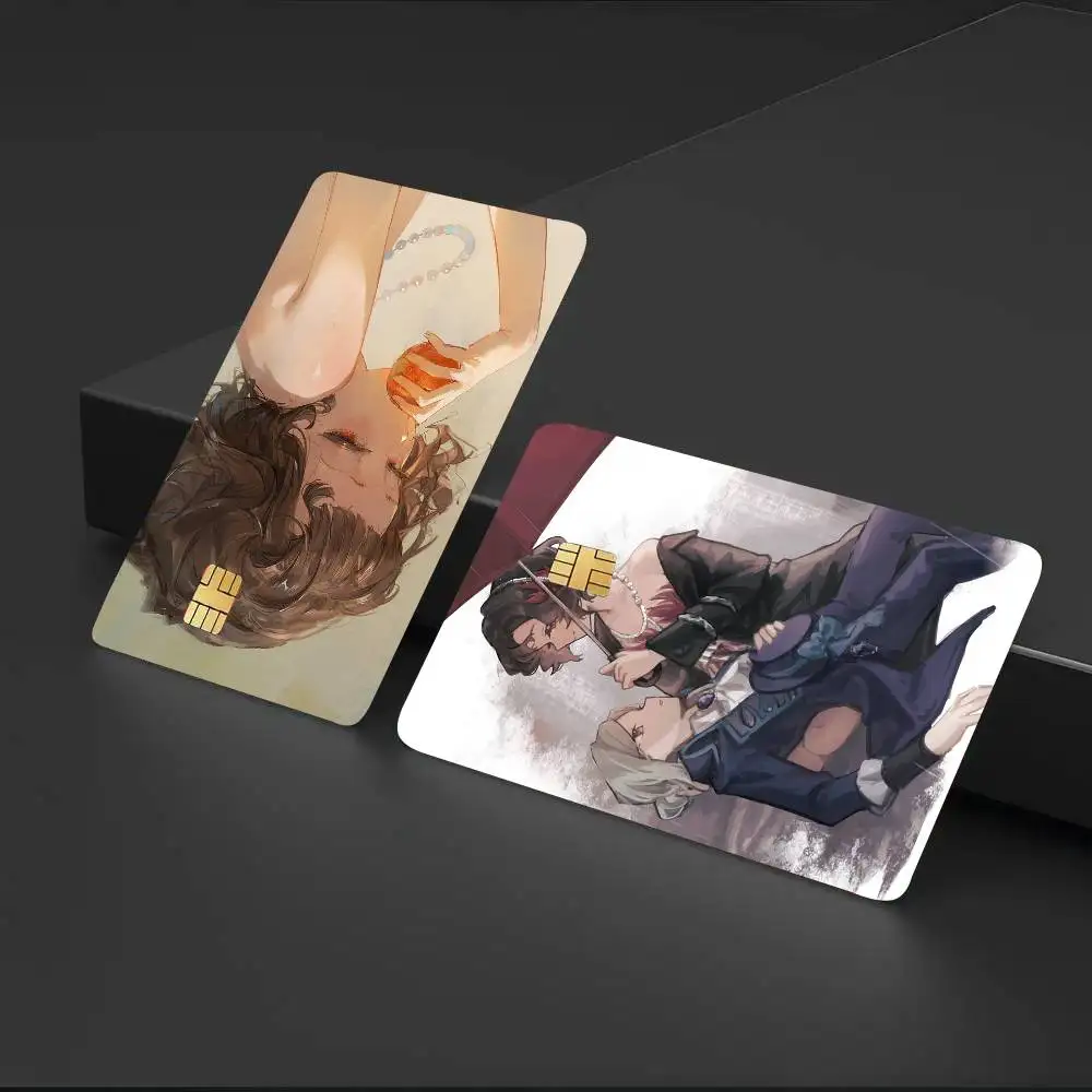 Schneider Animated Game R-Reverse 1999 Card Sticker 4Pcs Credit Card Skin Anti Scratch Bank Debit Card Decal
