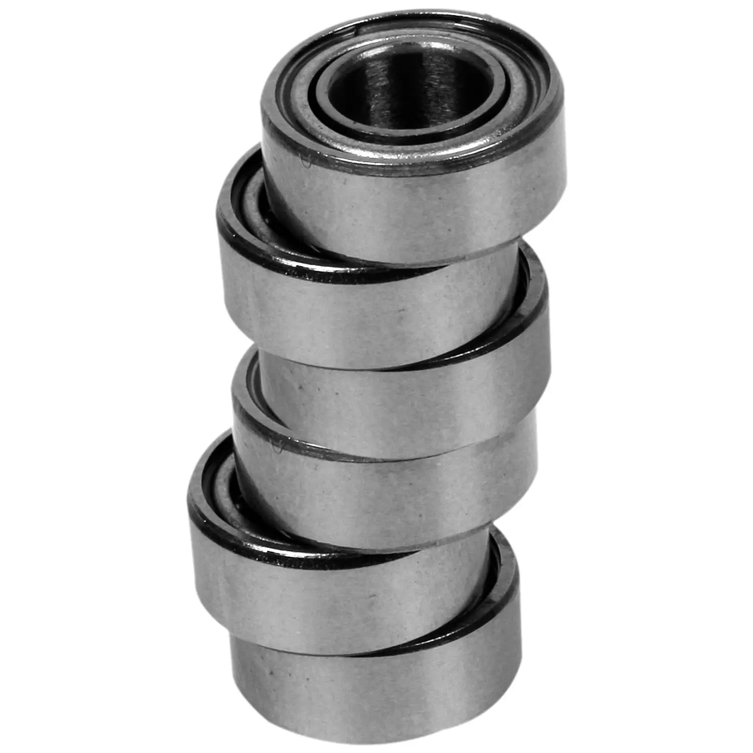 [A93Z!】 10Pcs Miniature Sealed Metal Shielded Metric Radial Ball Bearing Model: MR105 ZZ 5X10x4mm