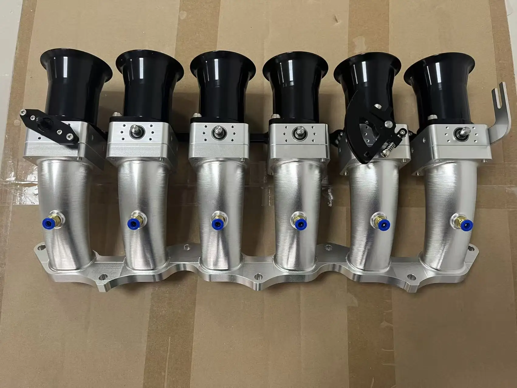 Full CNC Made Aluminum Individual Throttle Bodies for Toyota Altezza / Lexus IS200 Crown Supra MK2  ITBS Kit 1GFE 1G-FE Engine