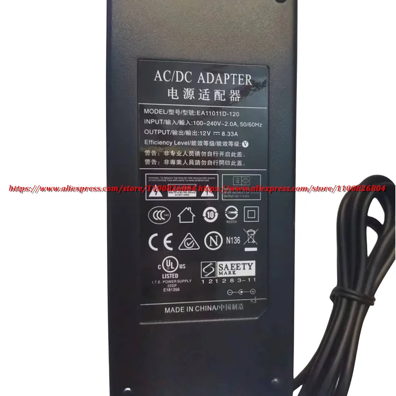 For DELTA 12V 8.33A 100W Replacement AC DC Adapter Charger ADP-100EB ADP100EB 8PIN Medical Monitor Power Supply