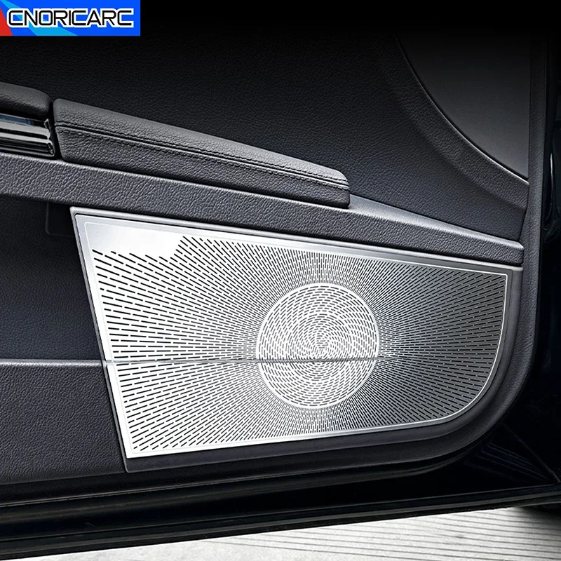 Car Accessories Front Rear Door Tweeter Audio Speaker Sound Cover Trim For Mercedes Benz S Class W221 S300 S350 S500 2006-2013