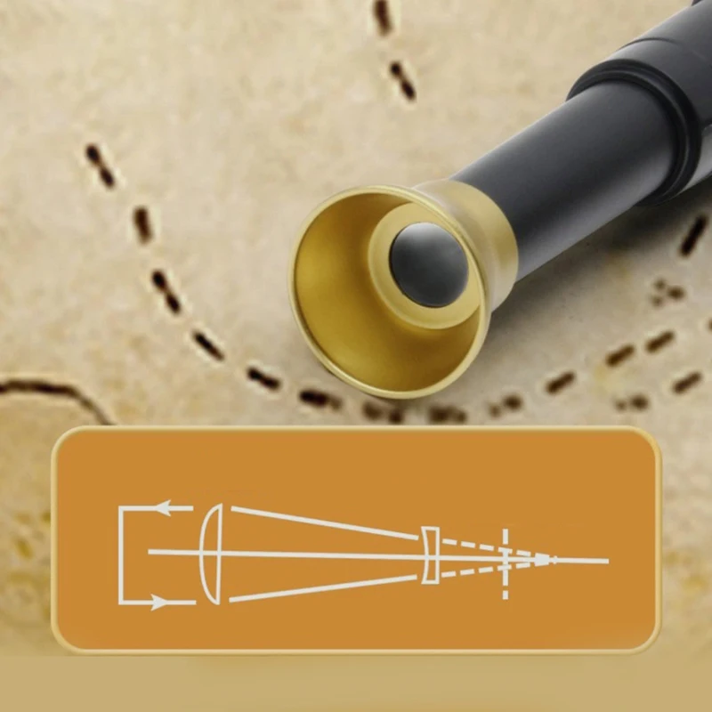 عالية الطاقة HD تلسكوب صغير تركيز تلسكوب القراصنة ، 3 مراحل التركيز