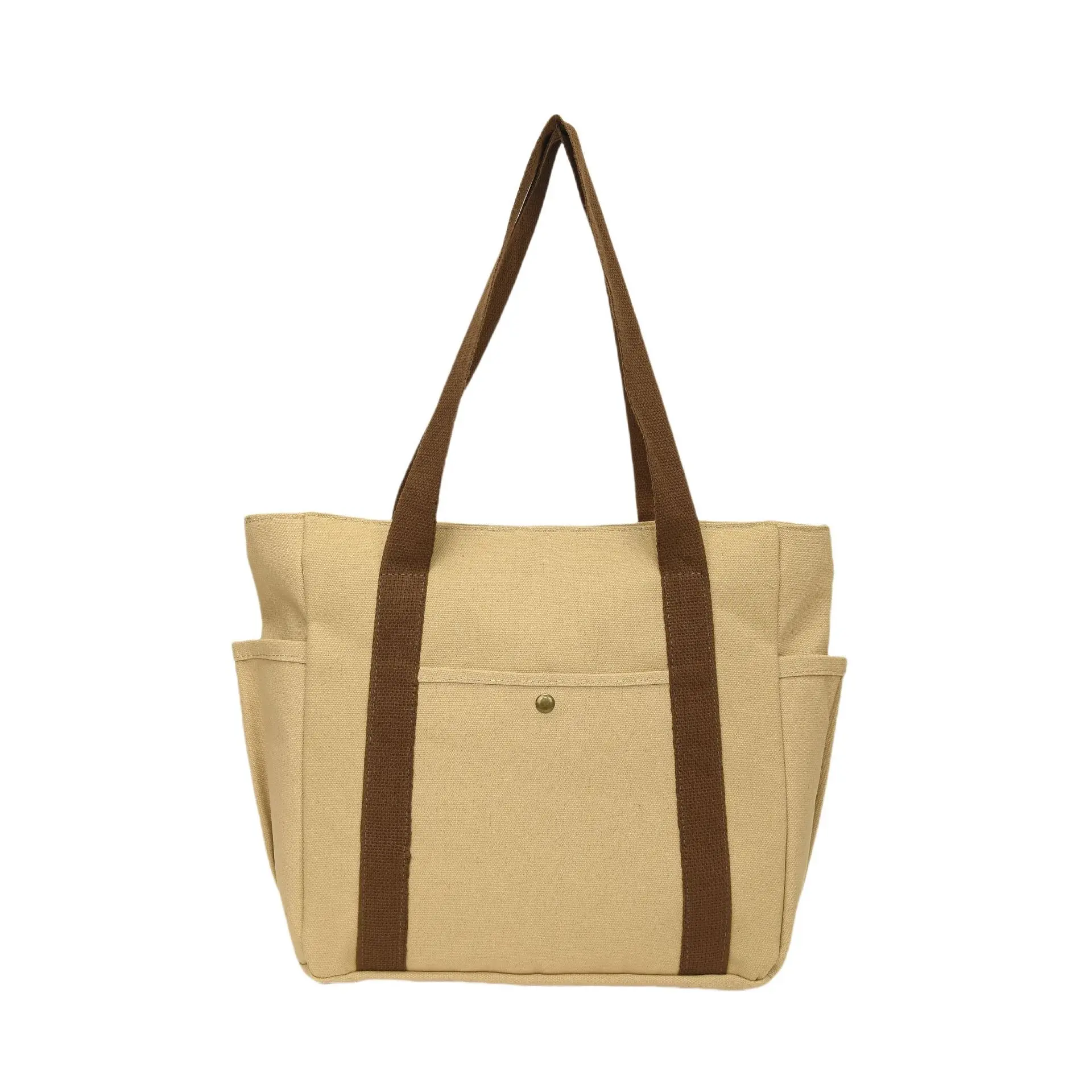 Canvas Bag Female Ins Forest Style Versatile Shoulder Bag Large Capacity Book Storage Student Class Commuter Bag Portable Cloth