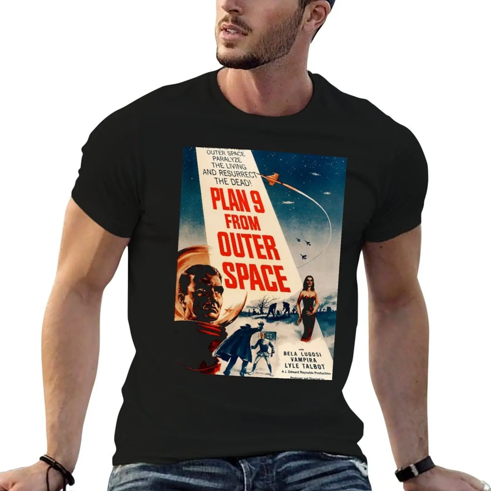 Grindhouse Lounge presents: Plan 9 From Outer Space T-Shirt oversized t shirt man t shirt clothing for men