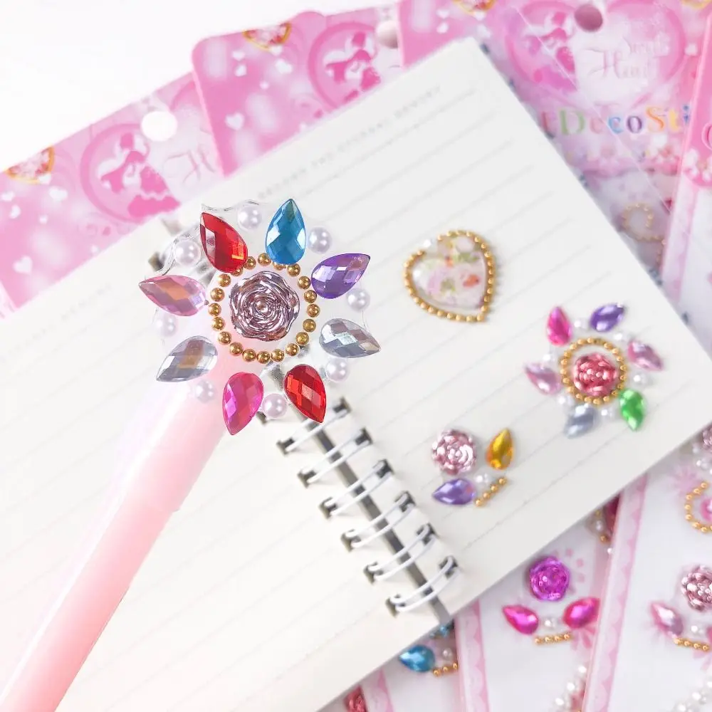 Decoration Stickers 3D Gem Stickers DIY Mobile Phone Scrapbooking DIY Acrylic Gem Sticker Self Adhesive