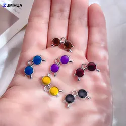 エナメルチャーム10x18mm,ジュエリー作り用,DIYイヤリング,手作りアクセサリー,15個