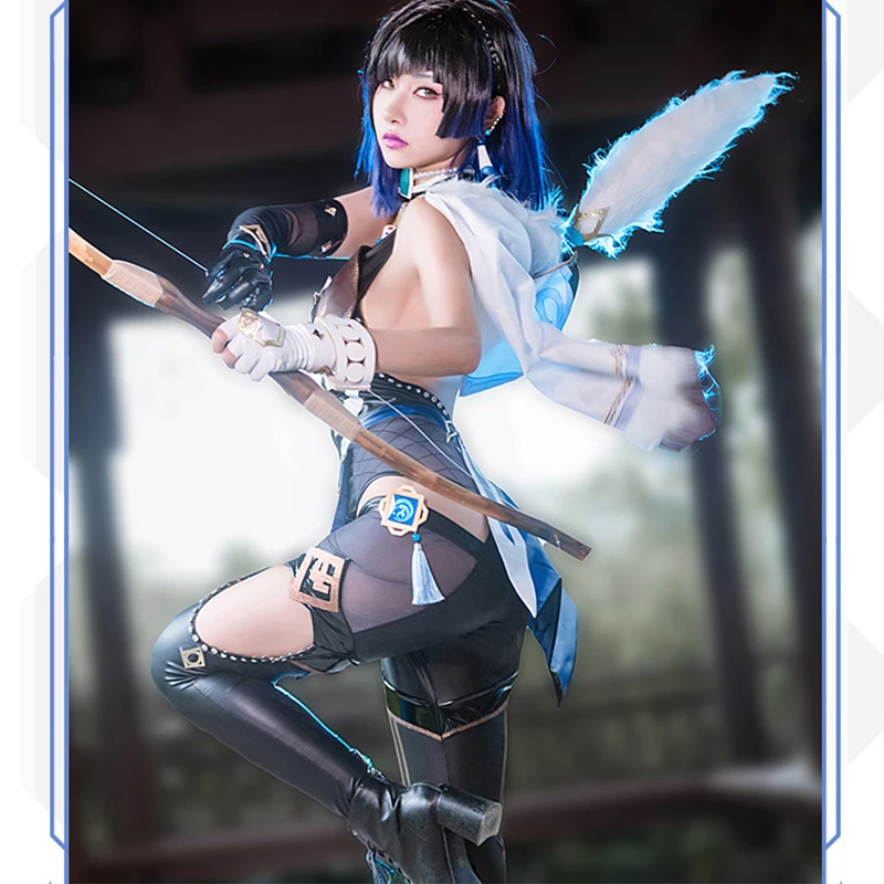 

Game Genshin Impact Cosplay Costumes Yelan Valley Orchid Cosplay Costume Uniforms Clothes Suits Wears Dresses