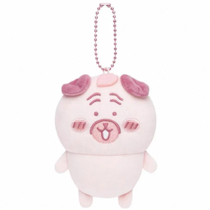 

Kawaii Nagano Joke Bear Cherry Blossom Plush Keychain Cute Pink Sakura Stuffed Toy Pendant Soft Fluffy Bag Charm Gift
