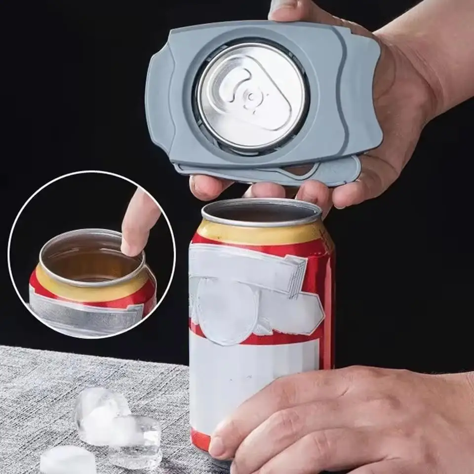 Abridor de Latas Multifuncional Portátil, Removedor de Tampas de Garrafa de Cerveja, Ferramenta Manual para Bar, Utensílios de Cozinha para Festas e Camping