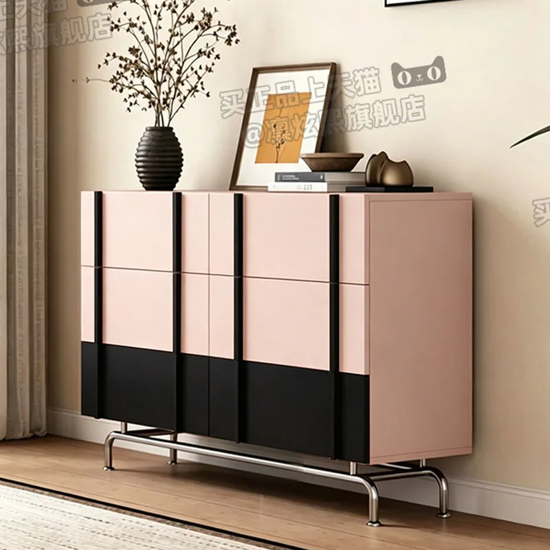 Creative Craft Living Room Cabinet Nordic Luxury Compact Aesthetic Cabinets Salon Postmodern Princess Gabinete Salon Furniture
