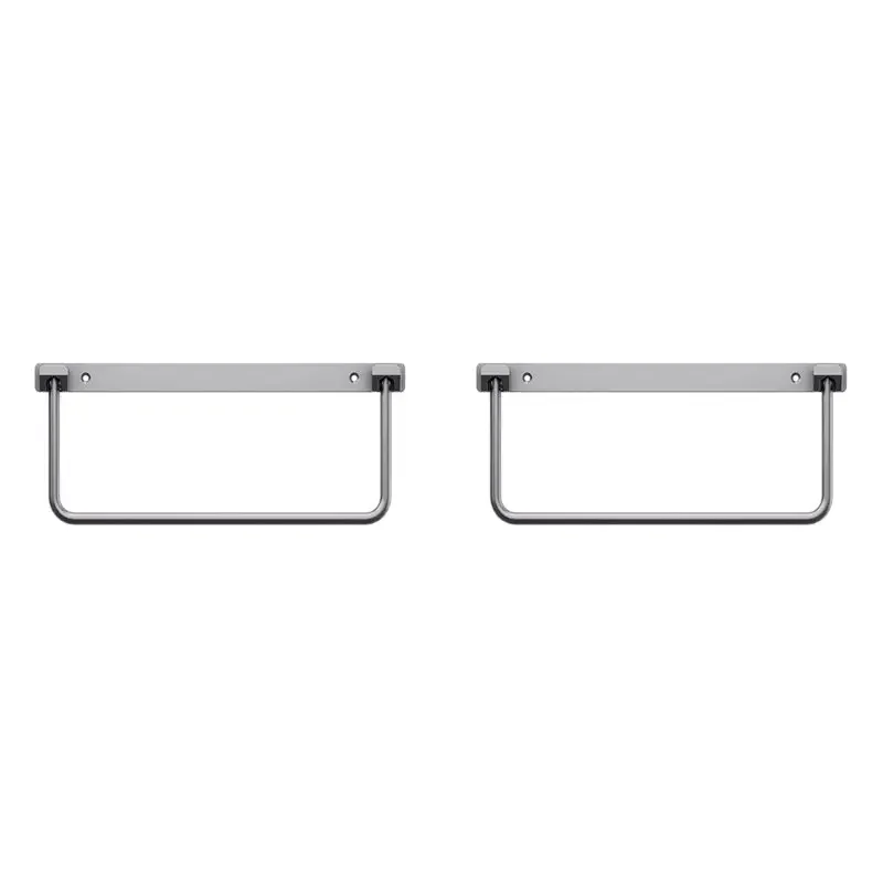 New 2PCS Foldable Aluminum RV Shoe Rack Camping Storage Box Rack For Outdoor Use