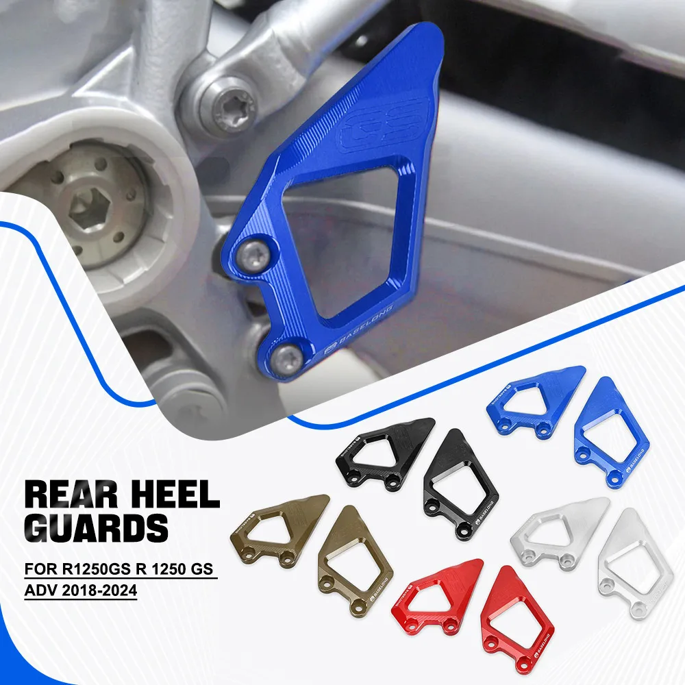 

FOR BMW R1250GS R 1250 GS ADV 2018-2019-2020-2021-2022-2023-2024 Footrest Heel Guard Rearsets Foot Rest Peg Protector R1200GS LC