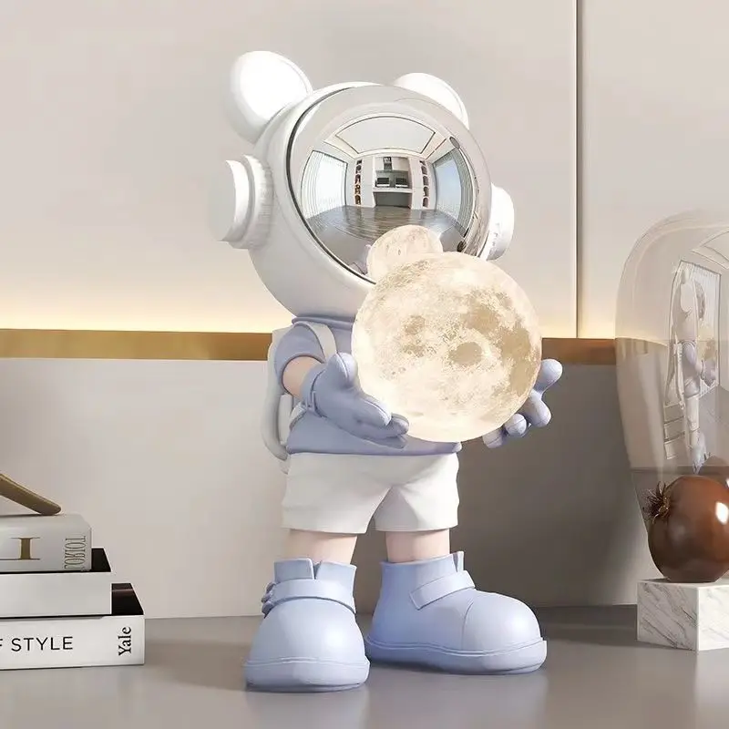 

Astronaut night light creative ornament light luxury high-end living room decoration astronaut bedroom decorative light