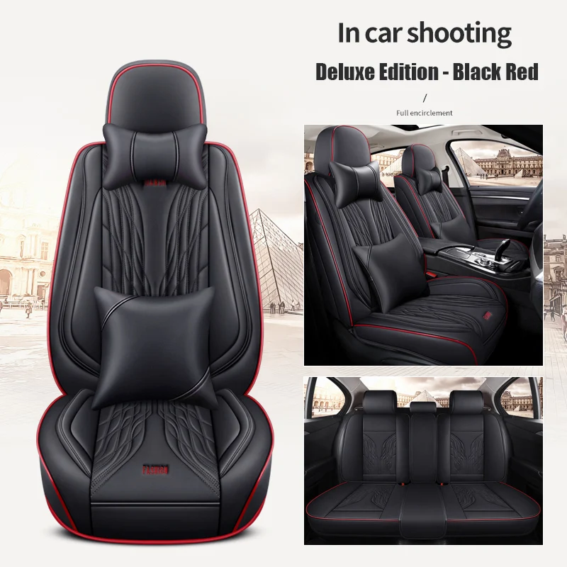 

WZBWZX Universal leather Car Seat Cover for Audi all medels A6L R8 Q3 Q5 Q7 S4 RS TT Quattro A7 A8 A3 A4 A5 Car-Styling