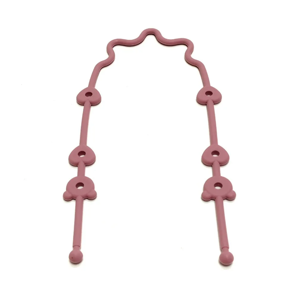 New Silicone Baby Pacifier Chain Anti Fall Rope Pacifier Safety Straps Anti Loss Chain Stroller Accessory Holder Clips