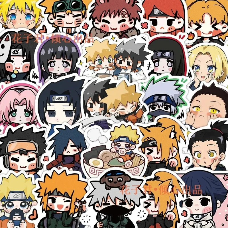 NARUTO Uzumaki Naruto cartoon cute 65pcs stickers kawaii 2D graffiti DIY decoration stickers anime peripherals wholesale