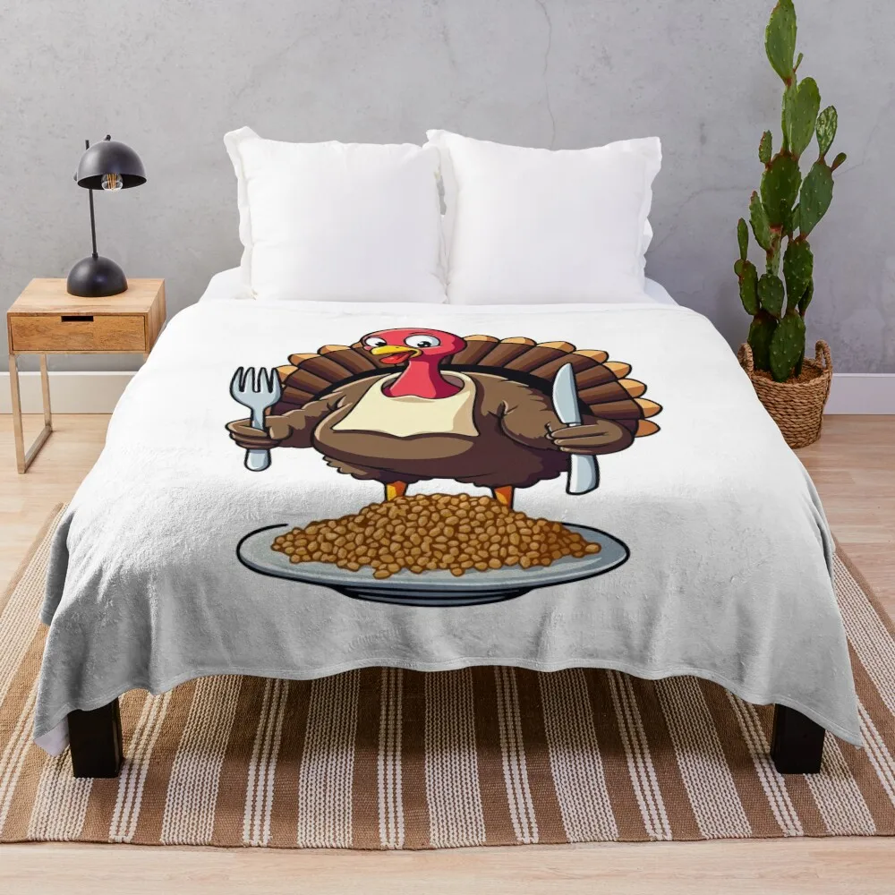 Gourmet turkey Throw Blanket Custom Blankets Sofas Of Decoration For Sofa Thin Blankets