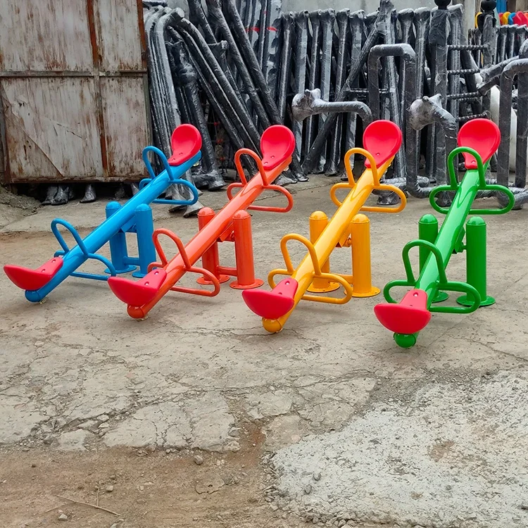 

High Quality 1.9 Meter Two-Kids Seesaw for Public Garden Outdoor Playground Equipment for Trampoline Parkpromote sales
