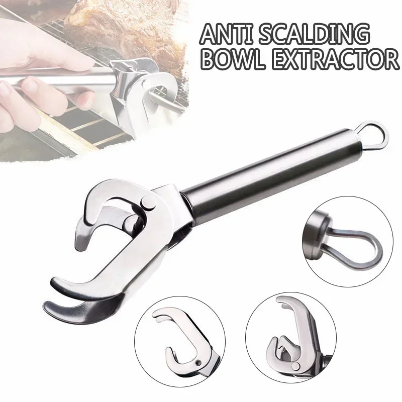 Bowl Clamp Pot Gripper Clip Pan Plate Dish Tongs Bowl Holder Kitchen Helper Anti-scald Insulation Handle Kitchen Accessories