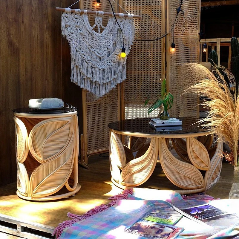 Kunst Couchtisch Nordic einfache kleine Wohnung Wohnzimmer runde Kombination