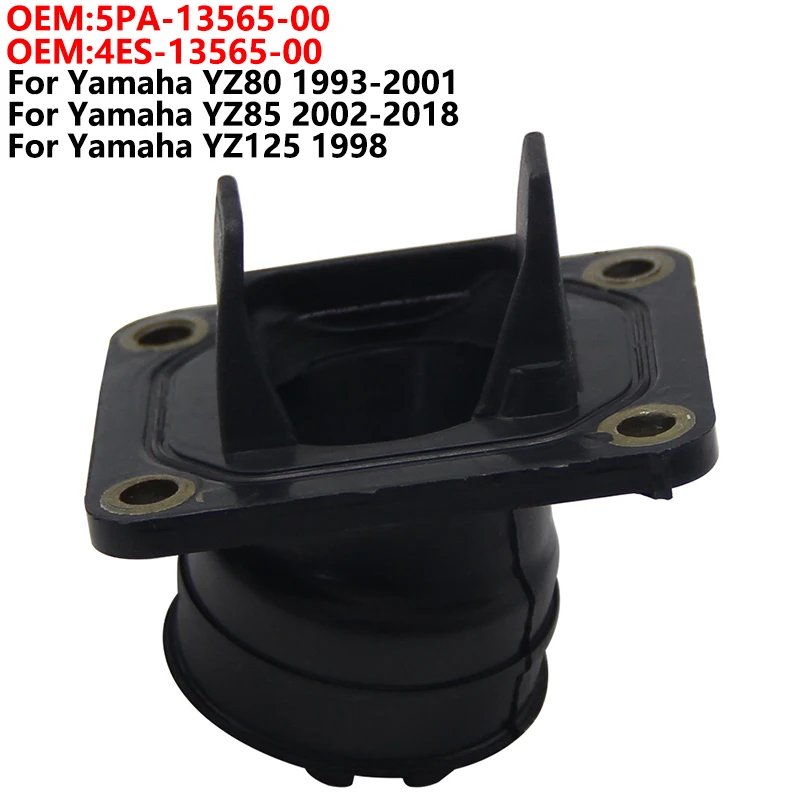 

Motorcycle Carburetor Intake Glue Manifold Boots For Yamaha YZ125 YZ 125 YZ85 YZ80 4ES-13565-00 5PA-13565-00