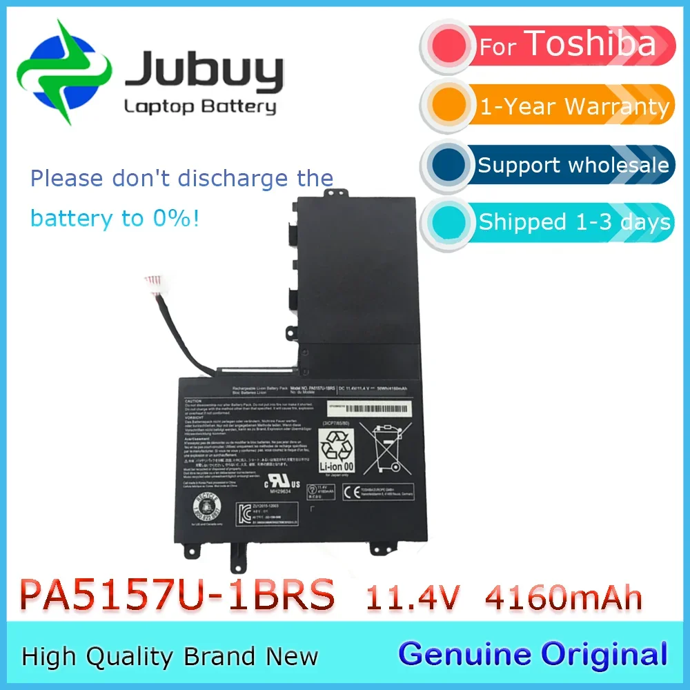 

PA5157U-1BRS 11,4 В 4160 мАч оригинальный аккумулятор для ноутбука Toshiba Satelite M50-A-10E U50T-A M40-A E55 и т. д.