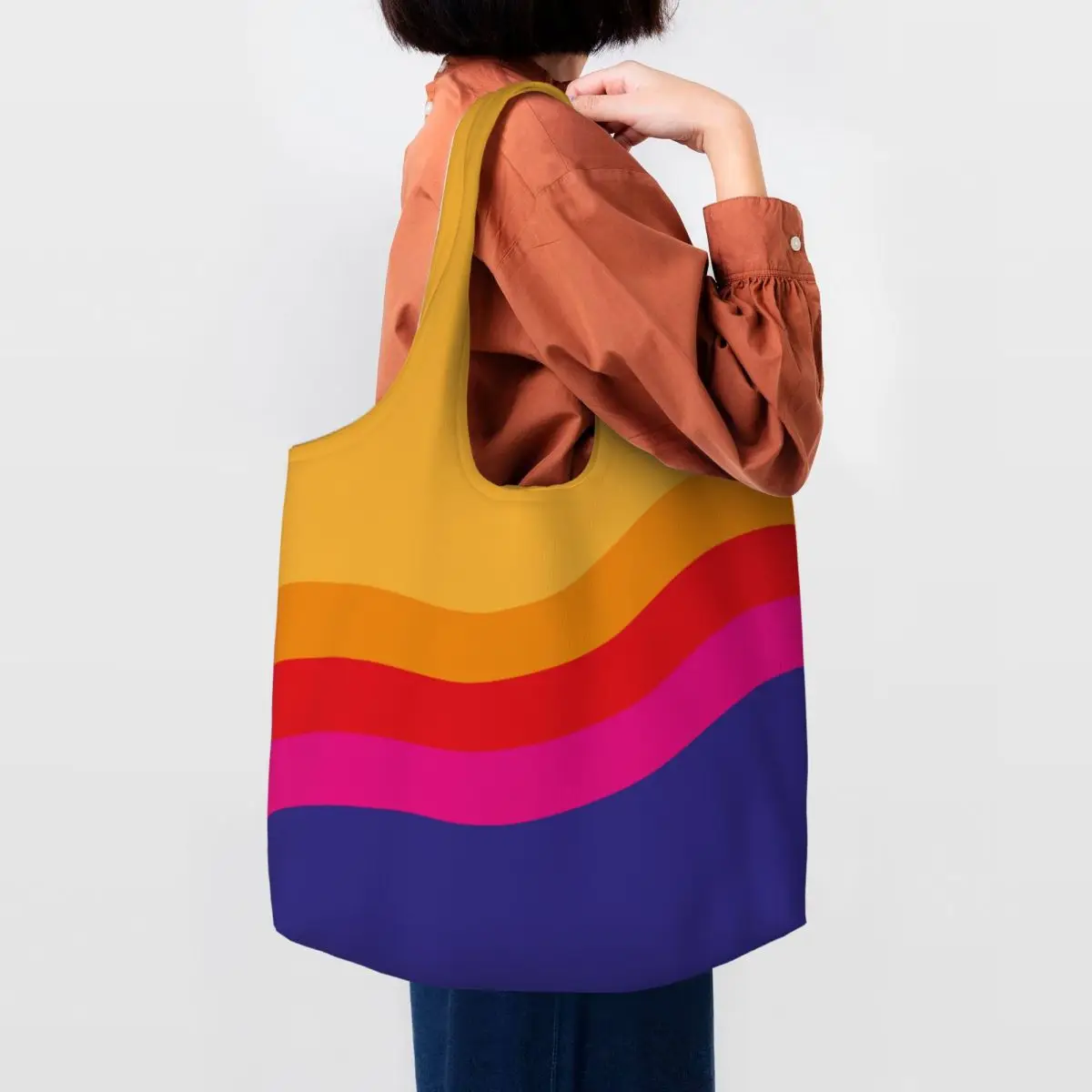

Custom Recycling P-paulaners Spezi Love Shopping Bag Women Shoulder Canvas Tote Bag Washable Drink Lover Groceries Shopper Bags
