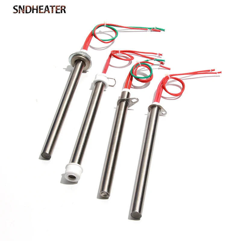 SNDHEATER 220V BBQ Heating Element 16*160/170/180/190/200mm 316SS Electric Firerod Cartridge Rod 350/380/400/440/450W for Camp