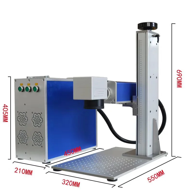 3D 3w 5w 20w 30w Laser Marking Machine For Plastic And 50w Fiber Marker For Metal With MAX RAYCUS JPT For Metal Non Metal