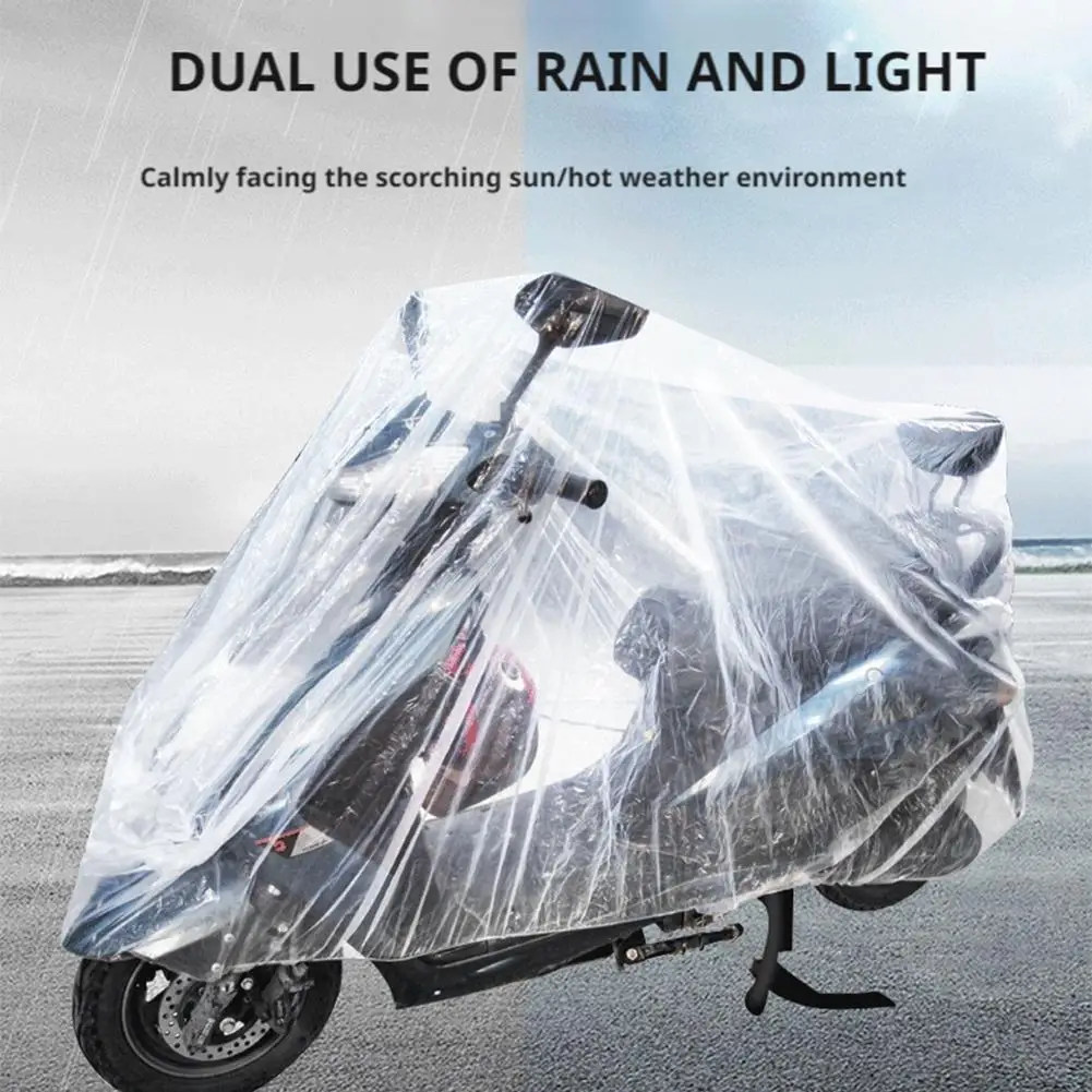 

Universal Motorcycle Cover PE Film Bicycle Cover Rainproof Cover Motorcycle Dustproof Car Battery And Accessories C9J5