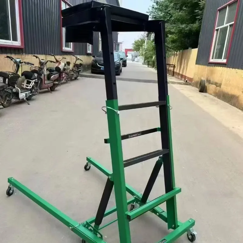 200Kg six-wheel adjustable height, foldable top folding car crawl trolley, specially designed for automotive maintenance workers